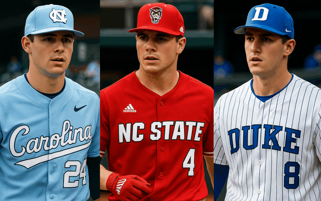 UNC, NC State, and Duke Gear Up for a Tobacco Road Showdown in NCAA Baseball Tournament!